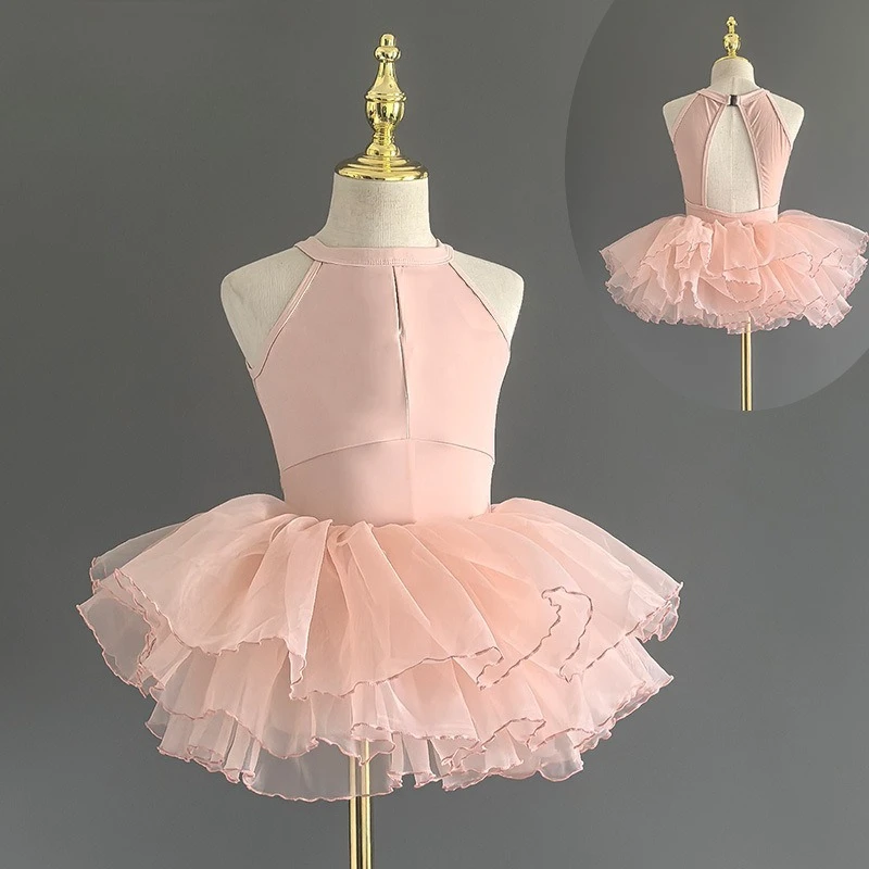 Summer Clothing Baby Girl - Sommer-Trikot, Gymnastikanzug für Mädchen, Ballett-Romper, Rockanzug,