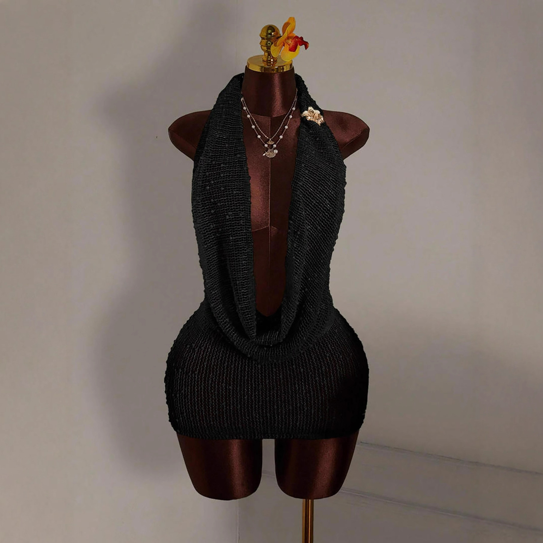 Gestricktes Bodycon-Minikleid  – Summer Clothing Drawing Bewertung und Preis