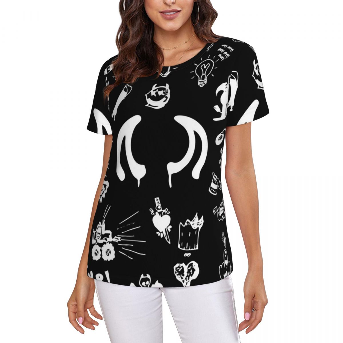 Yungblud Drawings Tattoo Sheet – Summer Clothing Drawing Bewertung und Preis