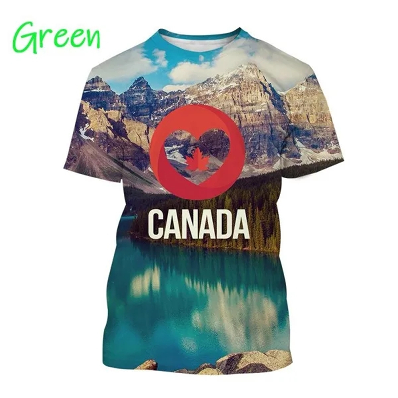 I Love Canada Flag Graphic T S – Summer Clothing Women Canada Bewertung und Preis